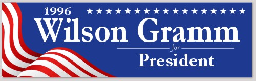 Wilson Gramm 1996 Campaign